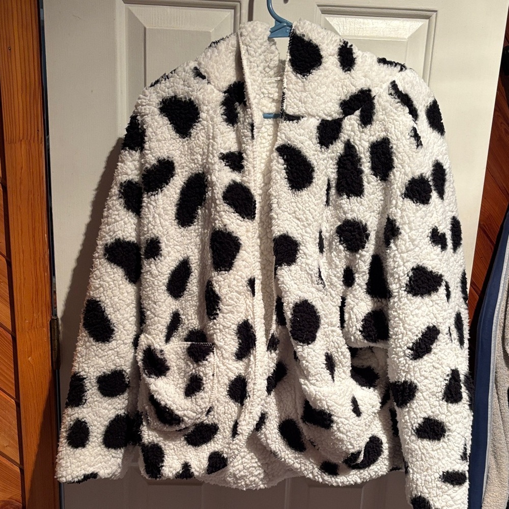 Sweet Rain White Fleece Jacket